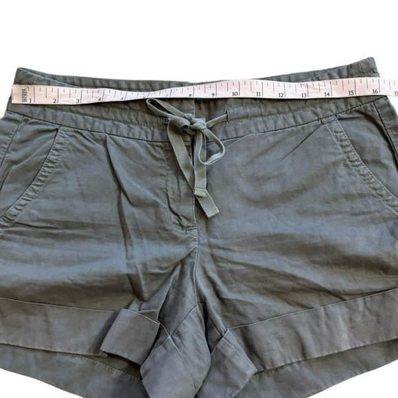 J. Crew Lenin Cotton Brown Shorts Women’s Size 4 Preppy Beach Casual Simmer - Picture 6 of 8